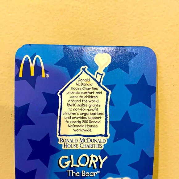 McDonald's Ty Beanie Baby Glory the Bear still in package - Picture 5 of 9